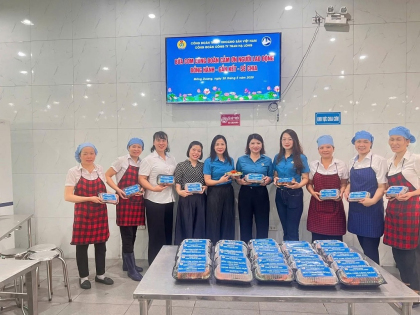 Công đoàn Than Hạ Long tổ chức “Bữa cơm Công đoàn” tri ân người lao động
