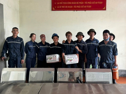 Công đoàn Than Hạ Long kịp thời tiếp sức người lao động giữa đợt nắng nóng