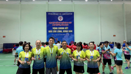 Than Hạ Long khẳng định vị thế tại Giải Cầu lông, Bóng bàn TKV 2026