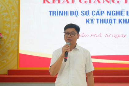 Than Hạ Long khai giảng lớp liên thông đào tạo Trung cấp nghề kỹ thuật khai thác mỏ hầm lò