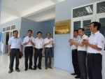 Gắn biển công trình chào mừng Đại hội XI Công đoàn Việt Nam