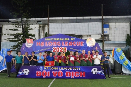Bế mạc giải bóng đá Câu lạc bộ Công ty Than Hạ Long (Hạ Long League) năm 2023