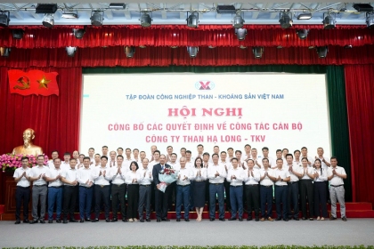 Công bố quyết định về công tác cán bộ tại Công ty Than Hạ Long – TKV