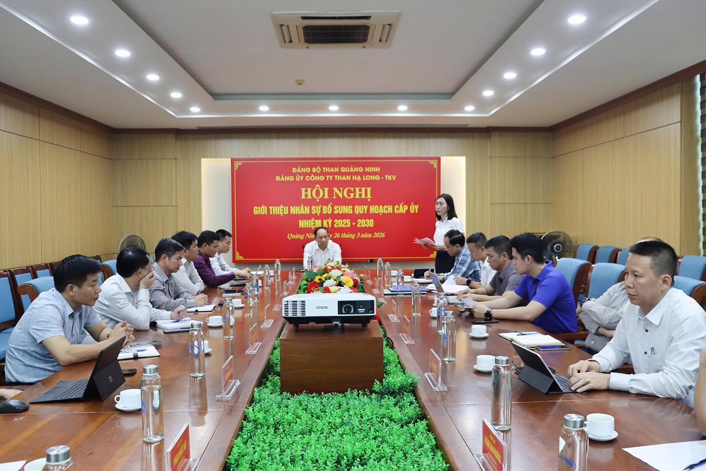 Than Hạ Long – TKV: Thực hiện quy trình giới thiệu nhân sự quy hoạch cấp ủy nhiệm kỳ 2025–2030