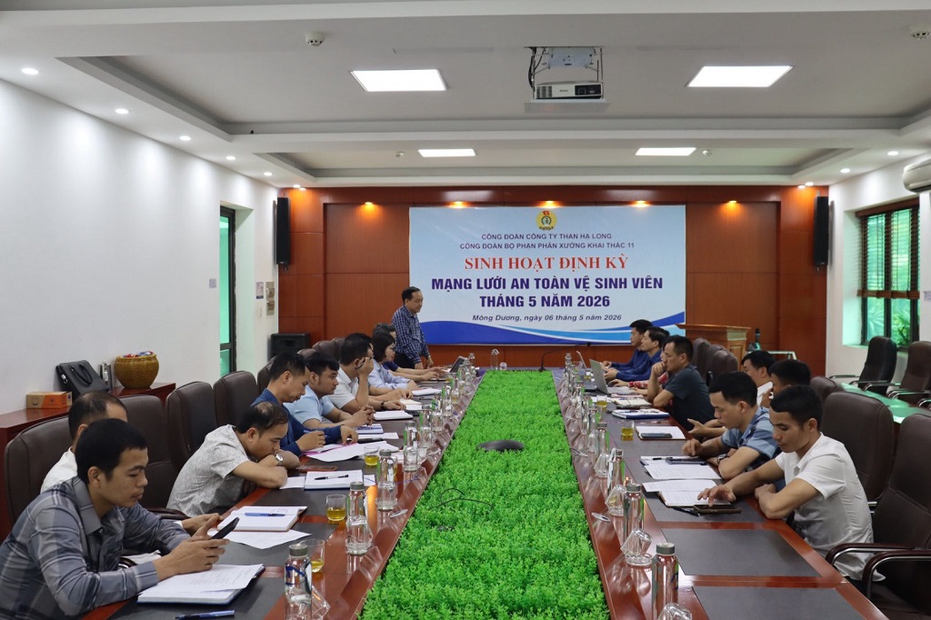Than Hạ Long: PXKT11 nâng cao hiệu quả sinh hoạt mạng lưới ATVSV tháng 5/2026