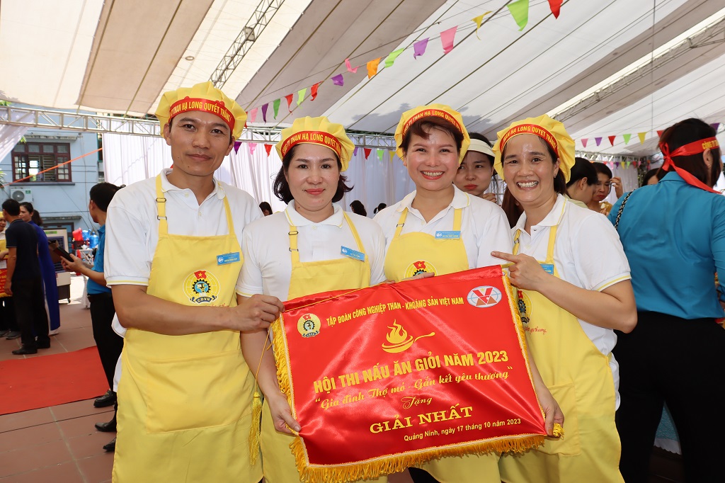 Than Hạ Long đạt Giải Nhất tại Hội thi nấu ăn giỏi năm 2023 của Công đoàn Than – Khoáng sản Việt Nam